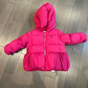 Ralph Lauren puffy jacket size 18M EUC